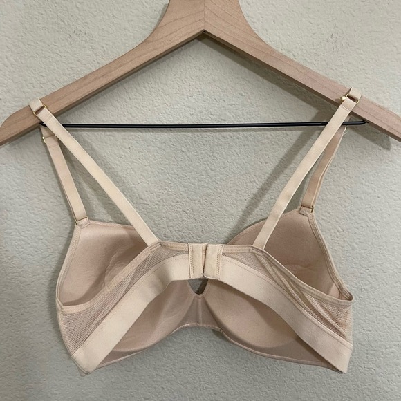 Lively All-Day Deep V No-Wire Convertible Padded Bra Toasted Almond Tan 36B - Picture 11 of 15